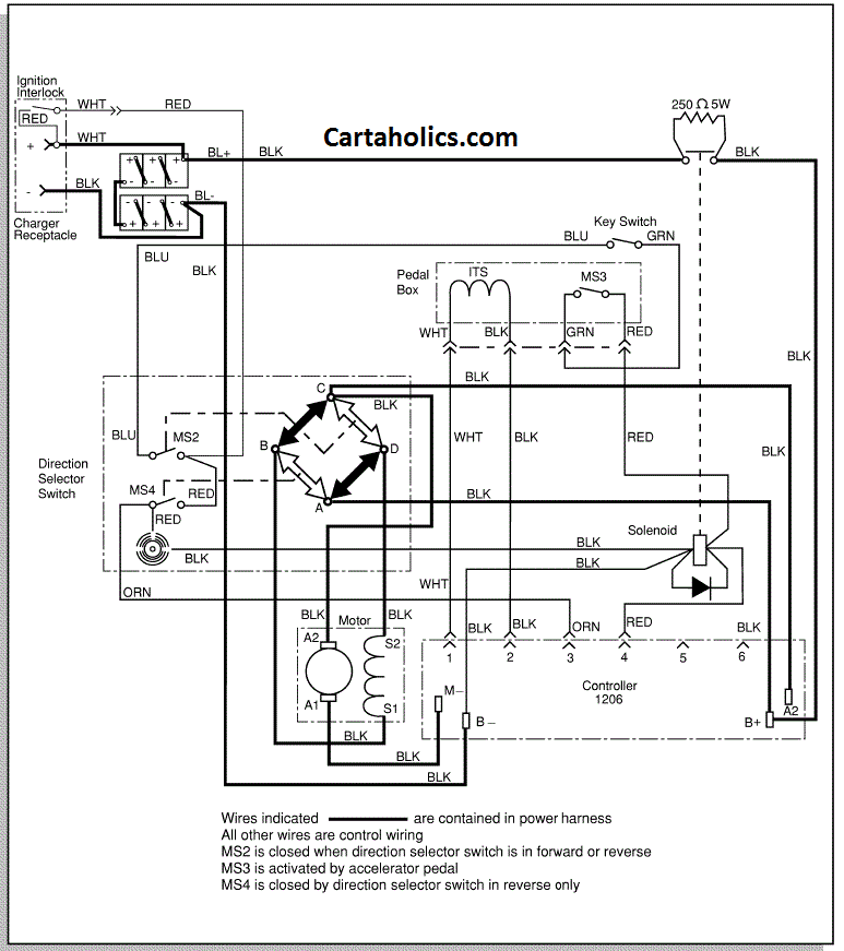 Ez Go Golf Cart Electrical Wiring Diagram